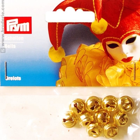 Prym 417951 Campanelle 11 mm oro -  bustina da 10 pezzi