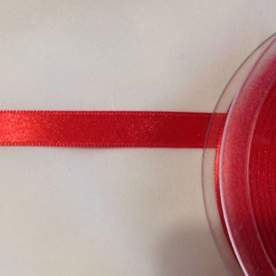 Immagine di Nastro poliestere rosso 6 mm - Vendita al metro