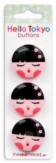Immagine di 3 Bottoni Hello Tokio Robert Kaufman