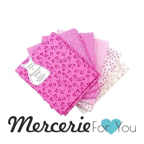 Fat Quarters Bundle Ombrè Trends Rosa 3161390-19