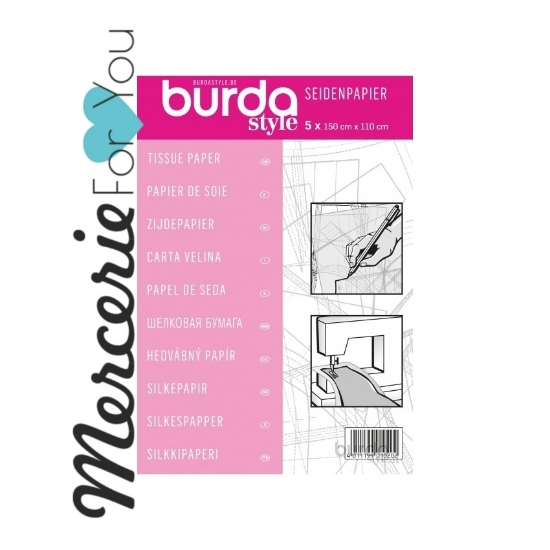 Carta Velina modelli Burda - busta da 5 fogli