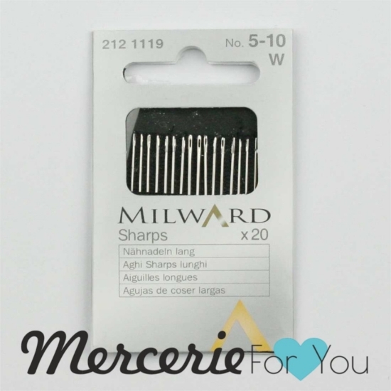 Milward 212 1119 Aghi Sharp Assortiti No 5-10 bustina da 20 pz