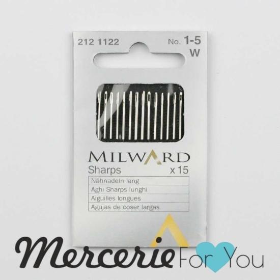 Milward 212 1122 Aghi Sharp Assortiti No1-5 bustina da 15 pz