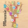 Bottoni decorativi in legno 2 buchi lumachine - 2 cm colori assortiti - Set da 5 pezzi