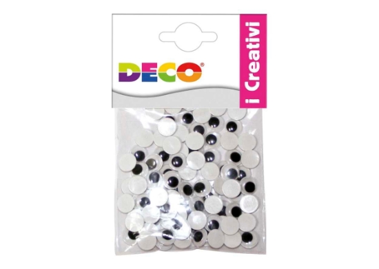 Occhi adesivi mobili Diam. mm 7 Blister 100pz