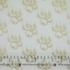 Fat Quarter col.Revive Cotone Americano bianco fiori dorati - 1 taglio 45x55 cm. Ideale per il patchwork, il quilting e per tutti i lavori di cucito creativo e sartoria.