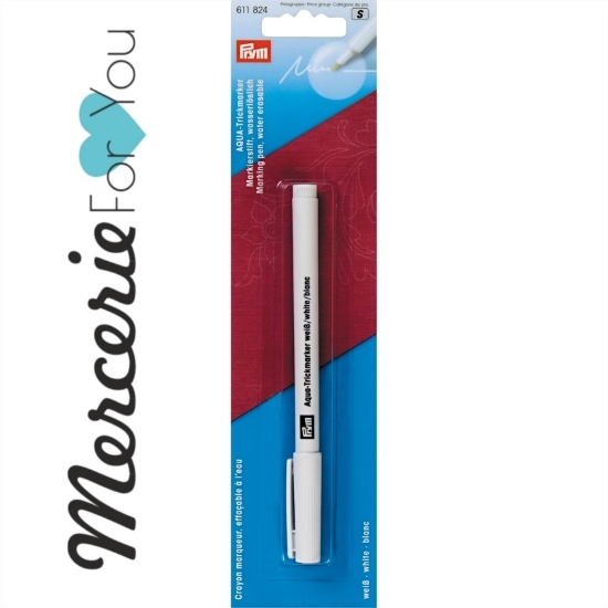 611824 Prym Magic Marker Acqua punta fine in feltro – colore standard bianco - 1 pezzo.