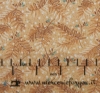 Fat Quarter Felci Marrone Country Calicos cotone americano  -  1 taglio 45x55 cm