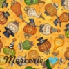 Fat quarter zucche arancioni halloween_1