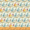 Fat Quarter cotone americano BIO col. Forest Parade - 1 taglio 45x55 cm