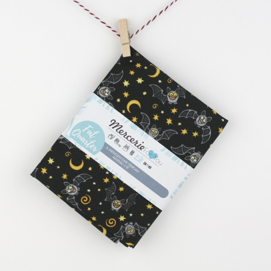 Fat Quarter col. Creepy Hollow di Quilting Treasures cotone americano  -  1 taglio 45x55 cm. Cod. 24485-J F