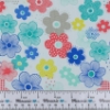 Fat Quarter Cotone americano The Craft Cotton Company collezione Geo Pop fantasia a fiori colorati - 1 taglio 45x55 cm