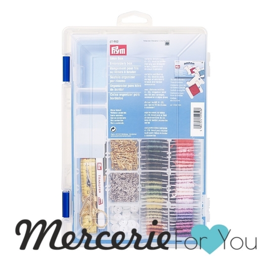 611982 Prym Scatola organizer per ricamo e minuteria da cucito