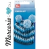 Prym 624153 Set per realizzare facilmente pompon - 1 set 4 misure assortite: 3,3 cm, 4.5 cm, 5.5 cm e 9 cm