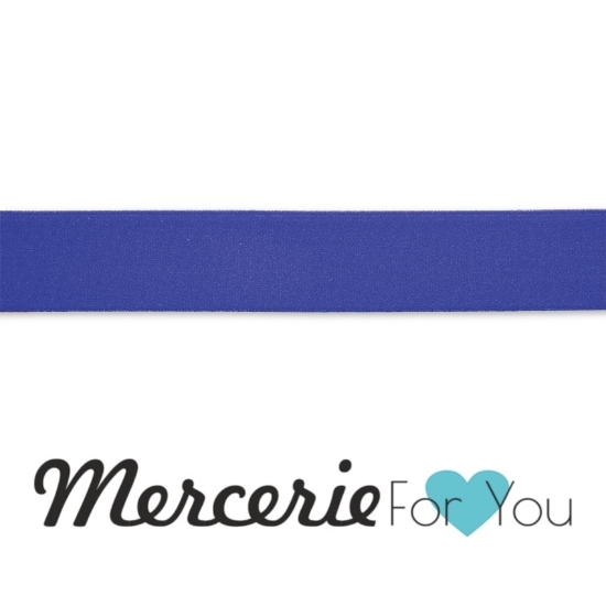957403 Prym nastro elastico per cinture colore blu brillante – alto 38 mm – vendita al metro.