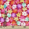 Fat Quarter Collezione Callie 1649-27128 P Cotone americano fiori colorati su fondo fucsia taglio da 45 x 55 cm ca