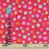 Collezione Callie by Quilting Treasures 1649-27130 P - Cotone americano macro pois colorati su fondo fucsia h.110 cm vendita al metro