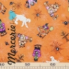 Fat Quarter arancione personaggi halloween_1