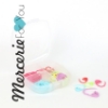 Clover 3033 - Quick Locking Stitch Marker - Set segna maglie colori assortiti con scatola contenitore - 36 pezzi in tre misure