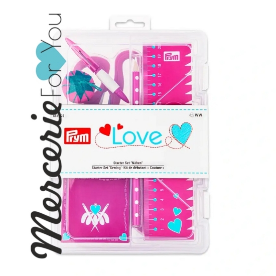 Prym 651223 Starter Kit set da cucito Prym Love - 20 pezzi Pink Edition