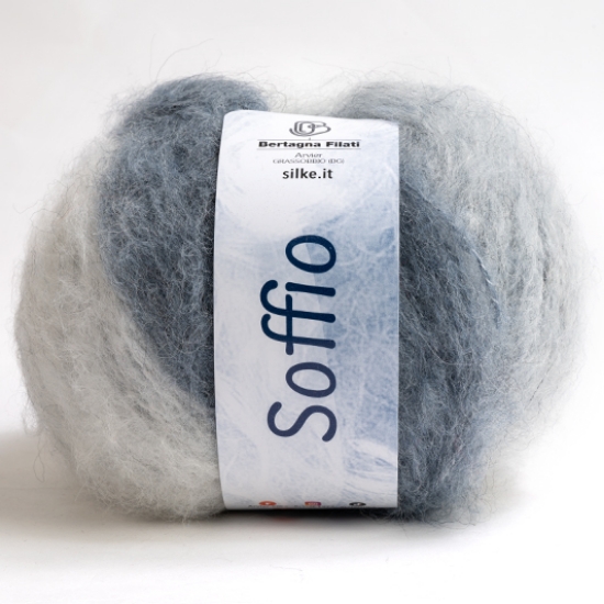 Immagine di Soffio by Silke - Gomitolo 50gr 125 mt - colore 004  44% MOHAIR