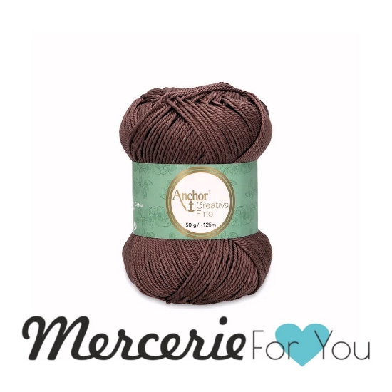 Anchor Creativa Fino Marrone scuro col. 00161 - gomitolo da 50gr - Art. 4620004